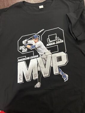 Aaron Judge 2022 American League MVP Graphic Tee - Black
